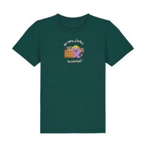 Do your utmost to compost - Unisex Children T-shirt in Glazed Green