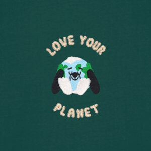 Love your planet with Map - Glazed Green