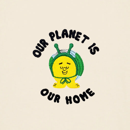 Our planet is our home with Snail - Natural Raw